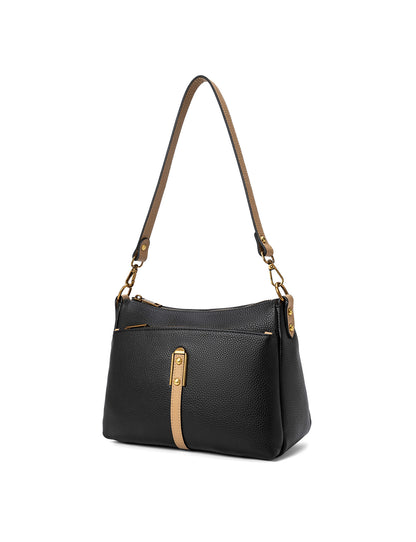 LAUREN BAG - BLACK W/ CAMEL