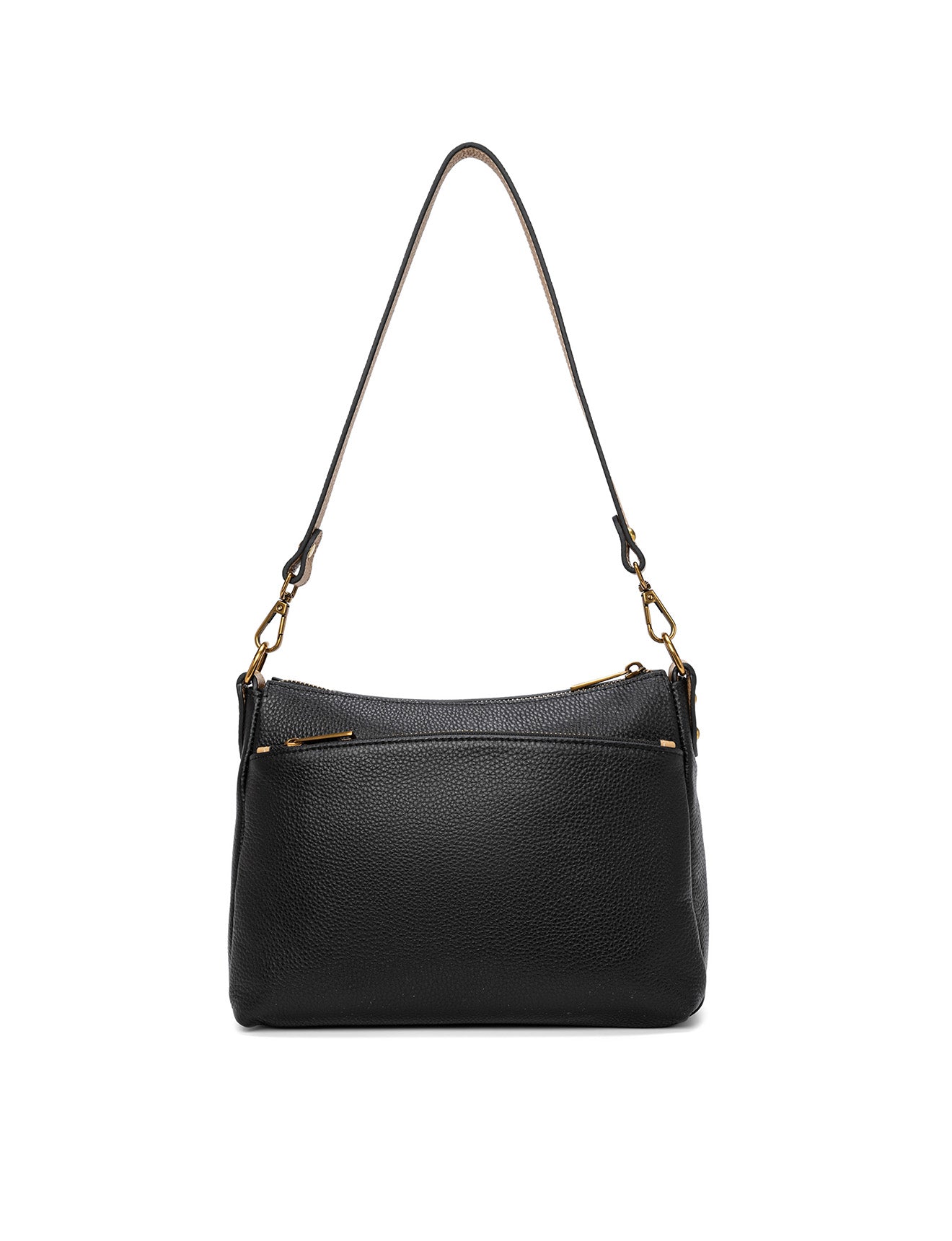 LAUREN BAG - BLACK W/ CAMEL
