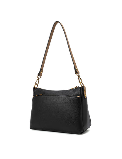 LAUREN BAG - BLACK W/ CAMEL