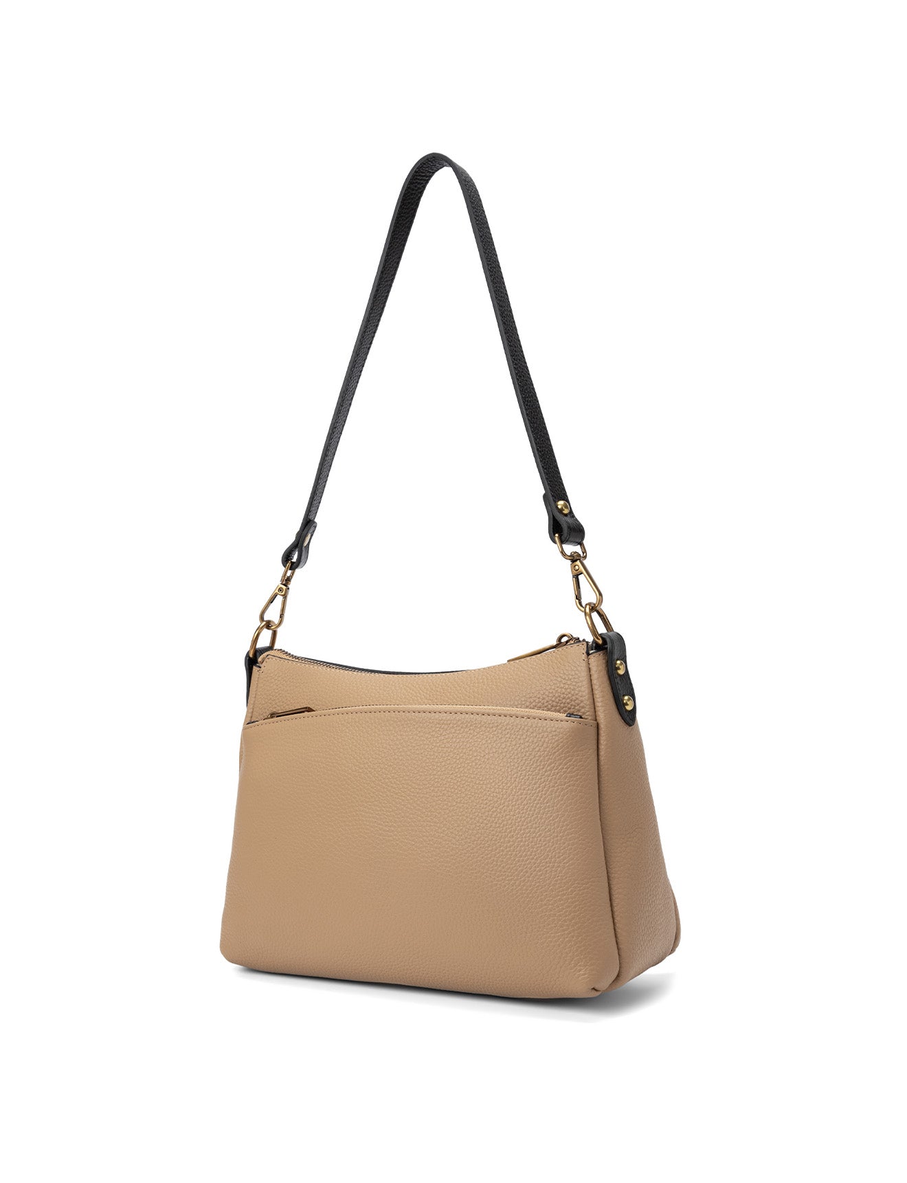 LAUREN BAG - CAMEL W/ BLACK