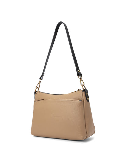 LAUREN BAG - CAMEL W/ BLACK