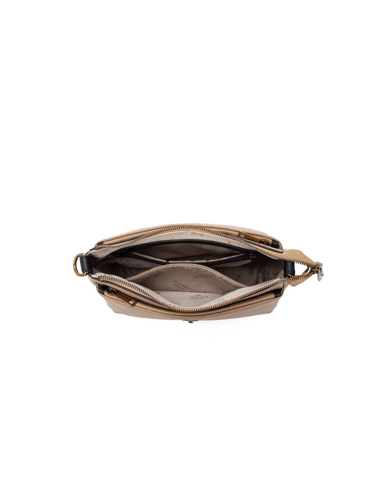 LAUREN BAG - CAMEL W/ BLACK
