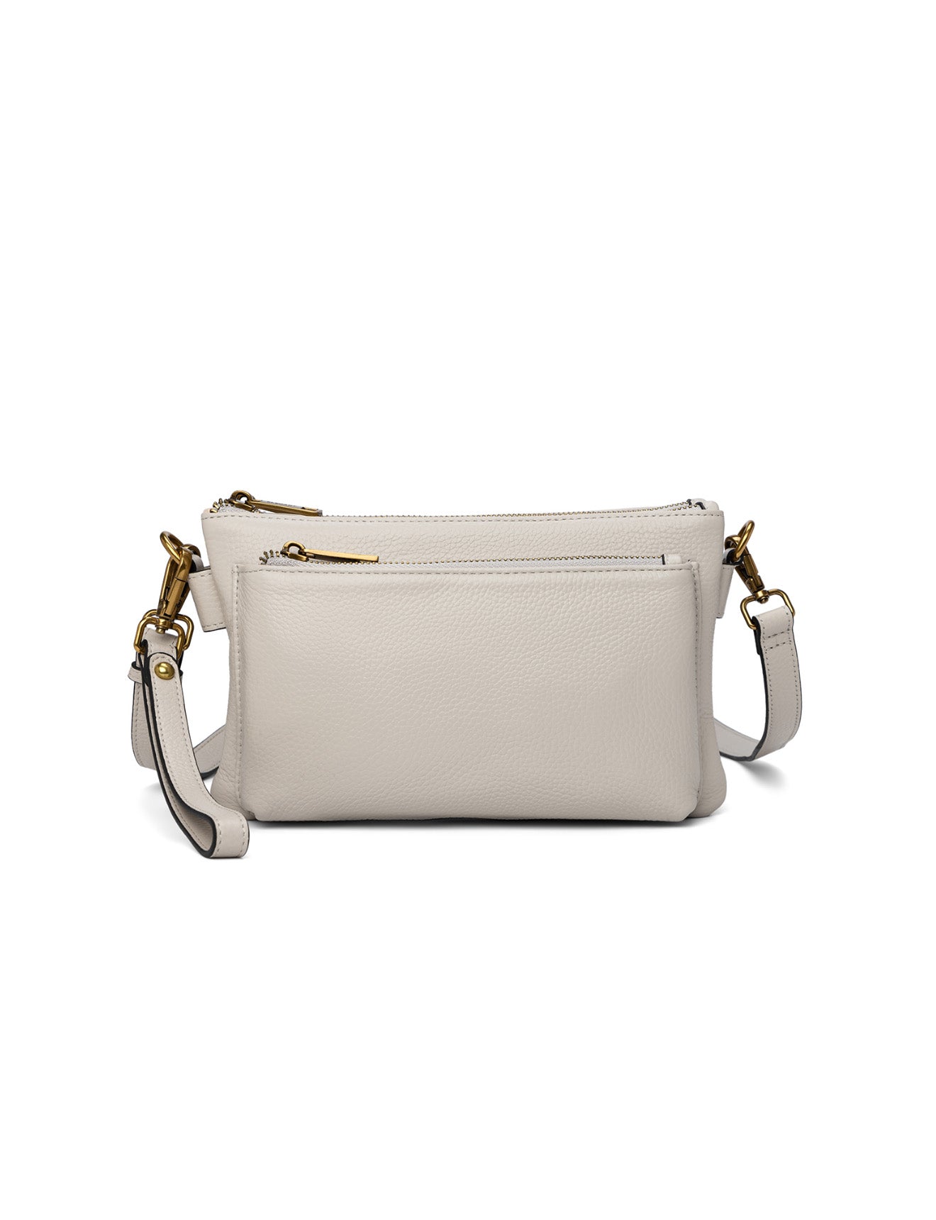 ABIGAIL SATCHEL CLUTCH - BEIGE