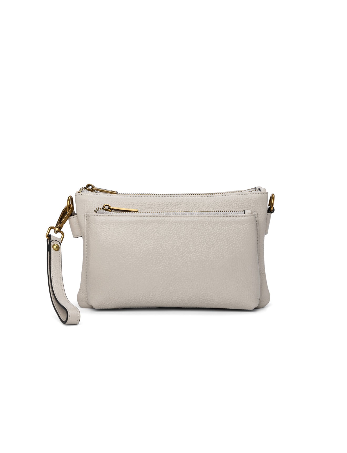 ABIGAIL SATCHEL CLUTCH - BEIGE