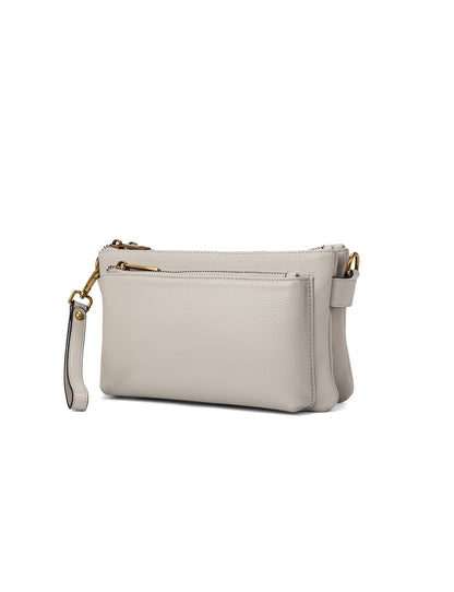 ABIGAIL SATCHEL CLUTCH - BEIGE