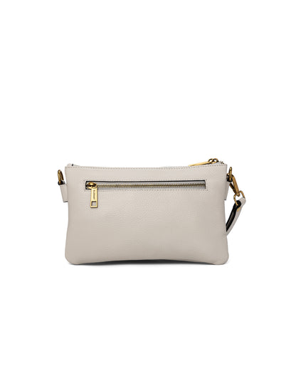 ABIGAIL SATCHEL CLUTCH - BEIGE
