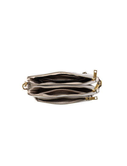 ABIGAIL SATCHEL CLUTCH - BEIGE