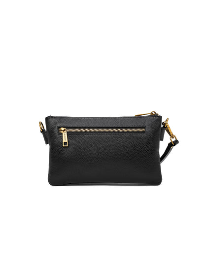 ABIGAIL SATCHEL CLUTCH - BLACK
