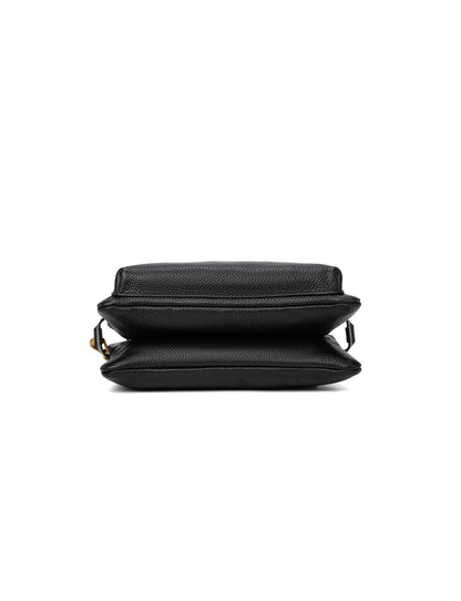 ABIGAIL SATCHEL CLUTCH - BLACK
