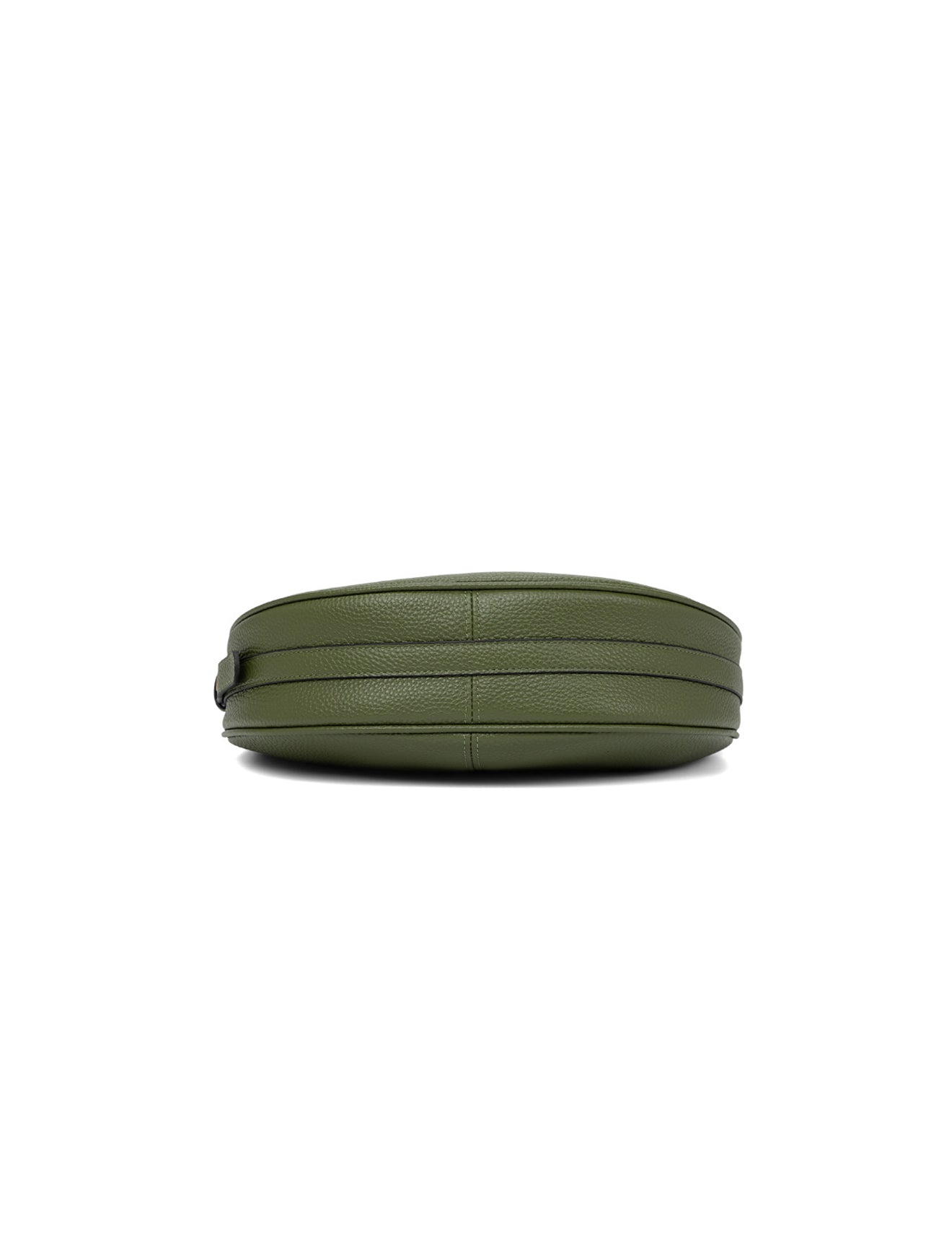 SOFIA LEATHER SHOULDER STRAP BAG w/ CHAIN DETAIL - OLIVE