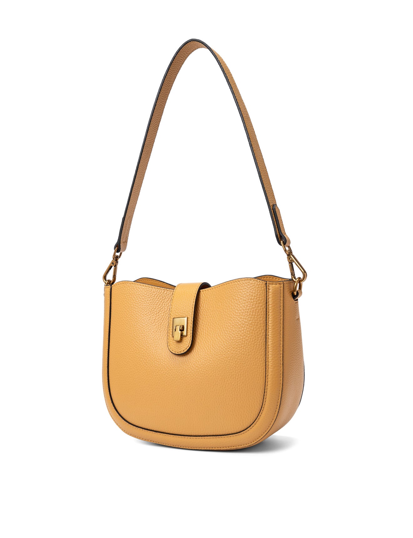 SILVANA LEATHER BAG - DIJON
