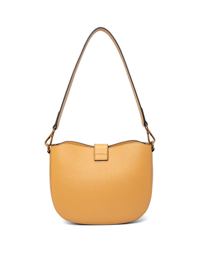 SILVANA LEATHER BAG - DIJON
