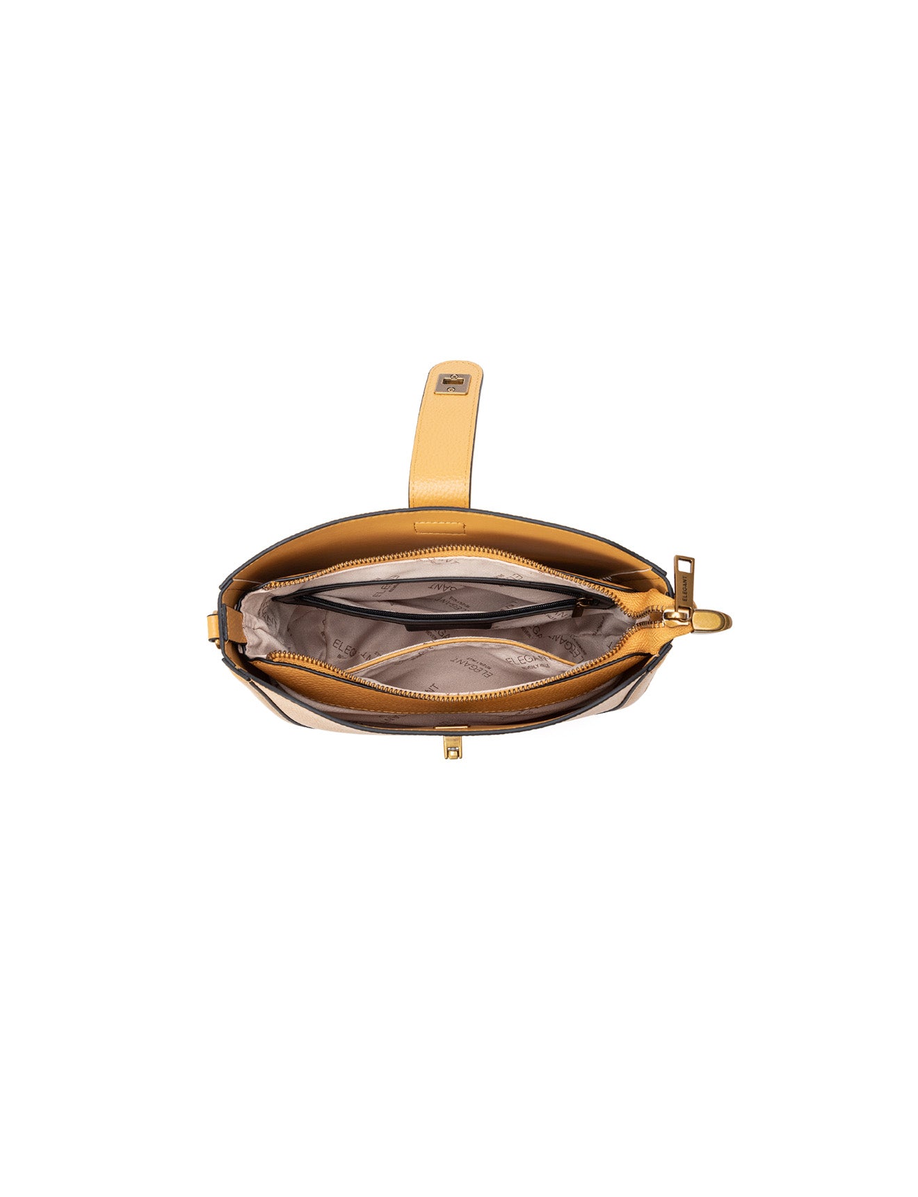 SILVANA LEATHER BAG - DIJON