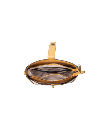 SILVANA LEATHER BAG - DIJON