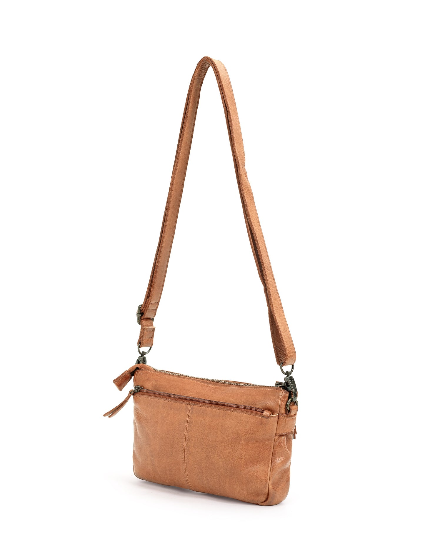 FITZROY CROSS BODY BAG W/ ADJUSTABLE STRAP - TAN