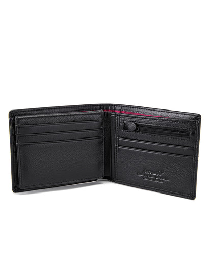 CAESAR MEN'S BILLFOLD LEATHER WALLET WITH RFID- MW1-101B