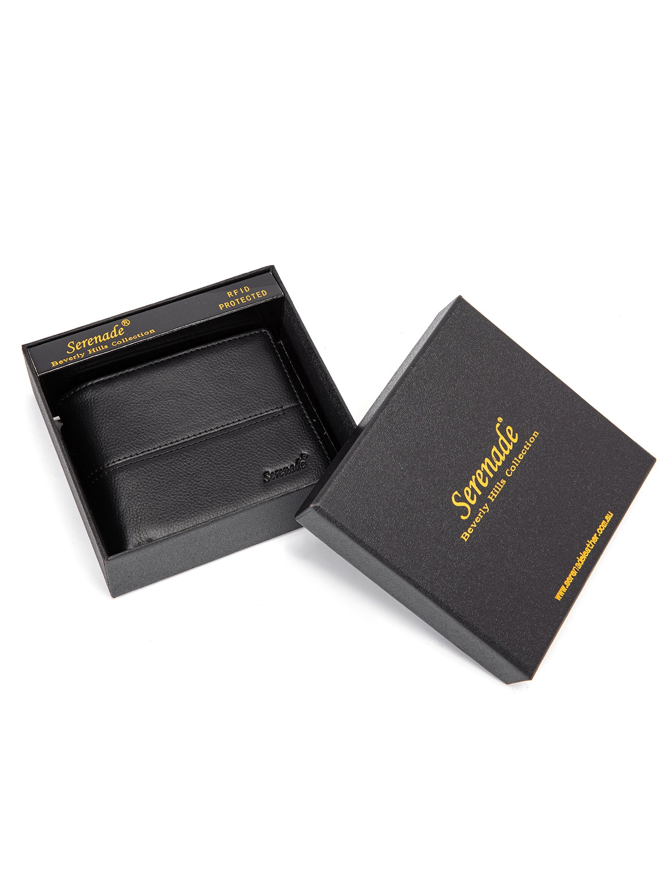 CAESAR MEN'S BILLFOLD LEATHER WALLET WITH RFID- MW1-101B