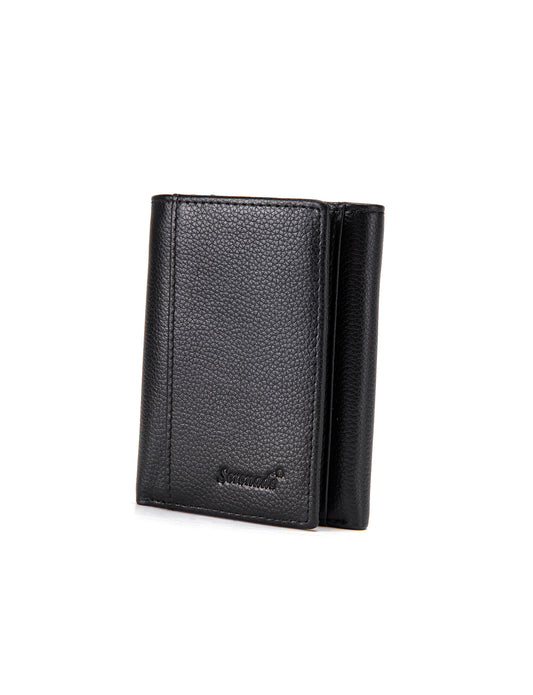 CAESAR MEN'S LEATHER TRIFOLD WALLET WITH RFID- MW1-103B