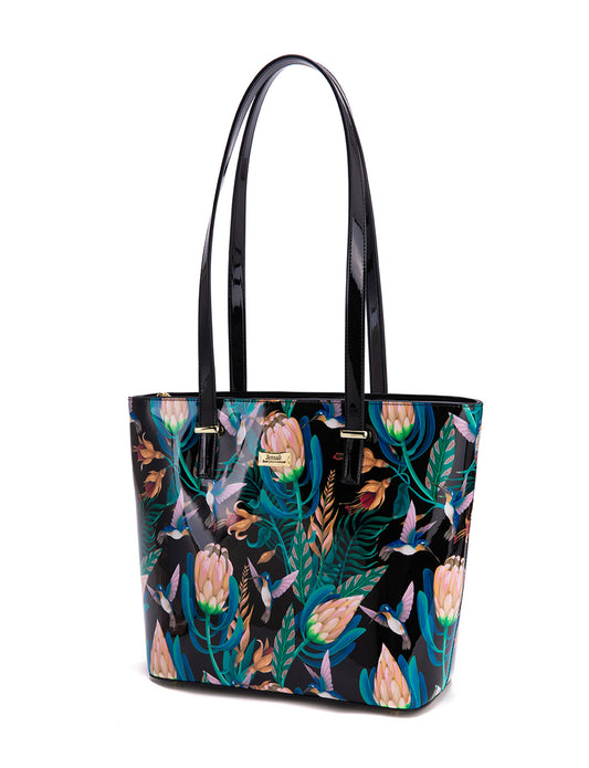 LULU LARGE LEATHER TOTE BAG- SF11-0817