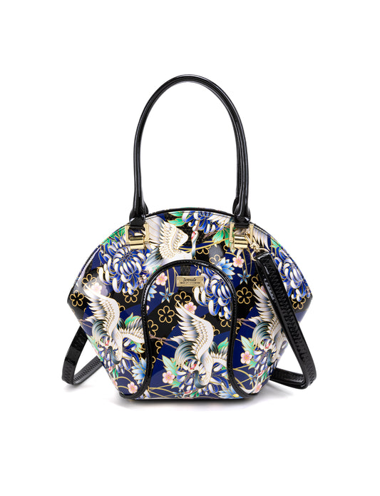 NATSUMI LEATHER BOWLING BAG- SF13-9275