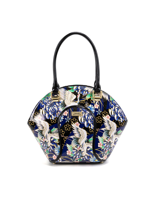 NATSUMI LEATHER BOWLING BAG- SF13-9275