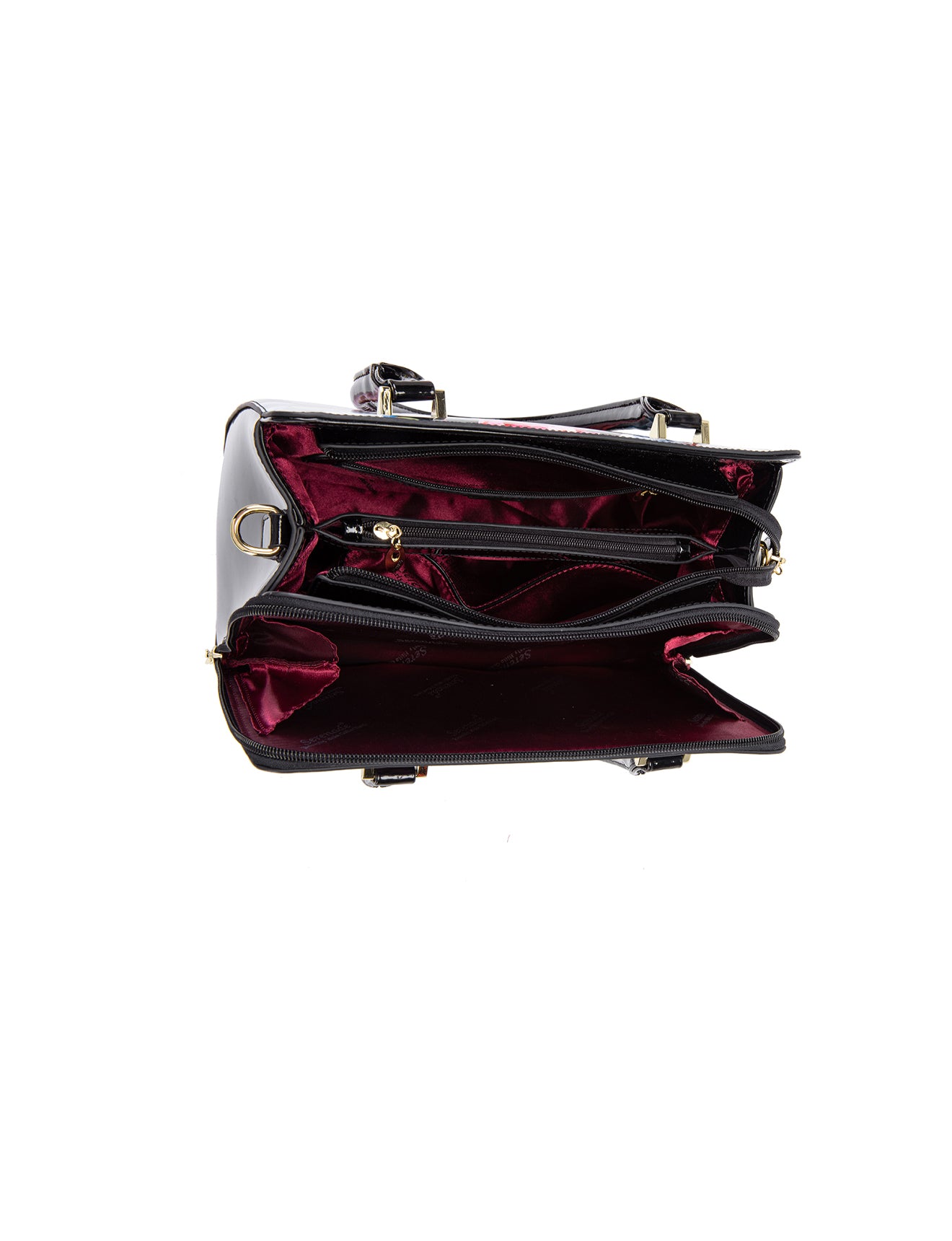 MARGUERITE GRIP HANDLE LEATHER BAG- SF14-0343