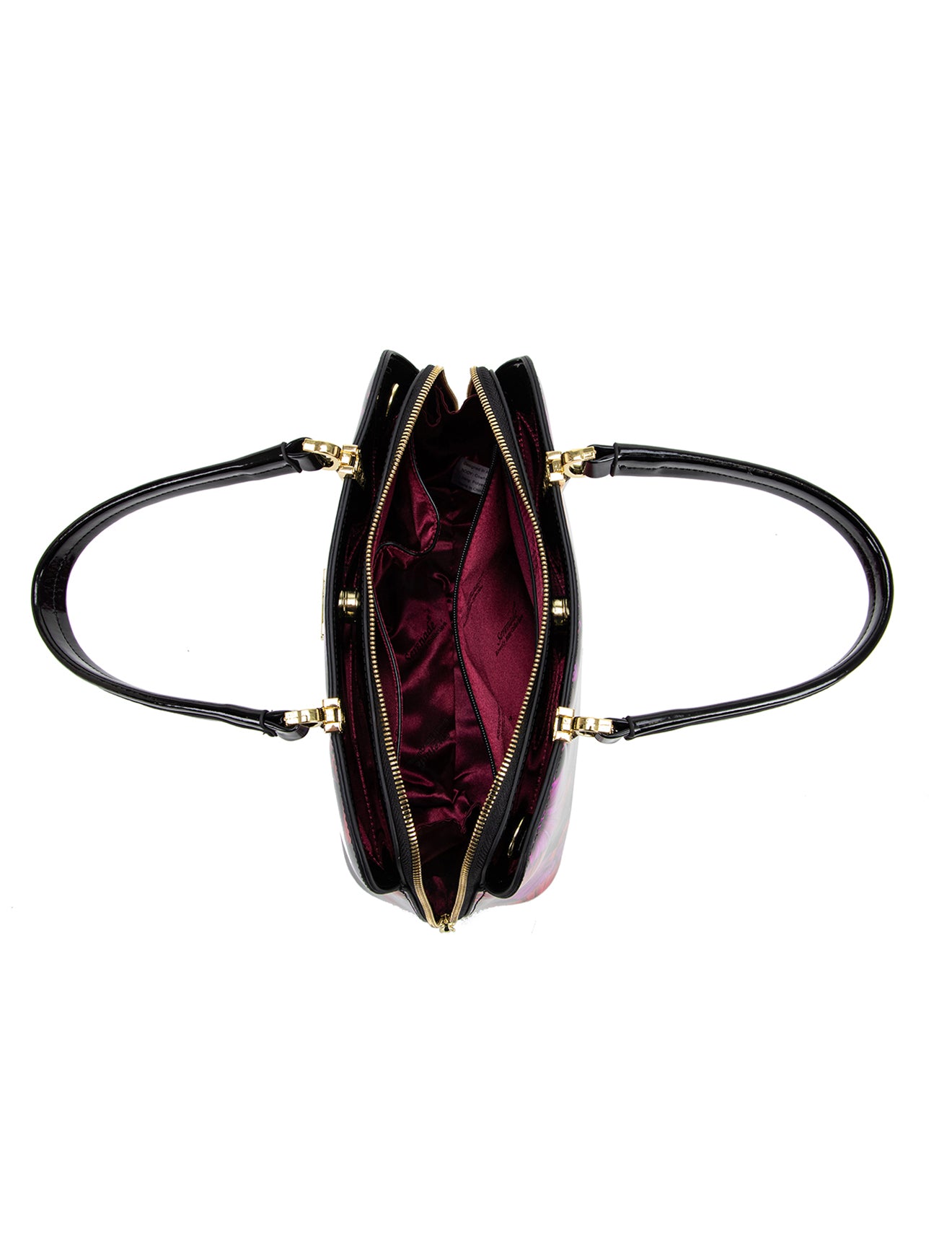 ORCHID TRIPLE COMPARTMENT LEATHER BAG- SF15-8137