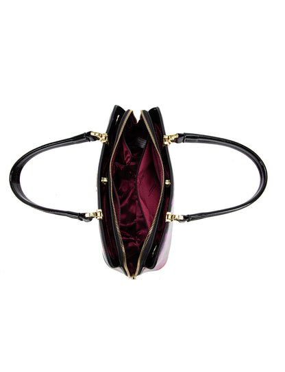 ORCHID TRIPLE COMPARTMENT LEATHER BAG- SF15-8137
