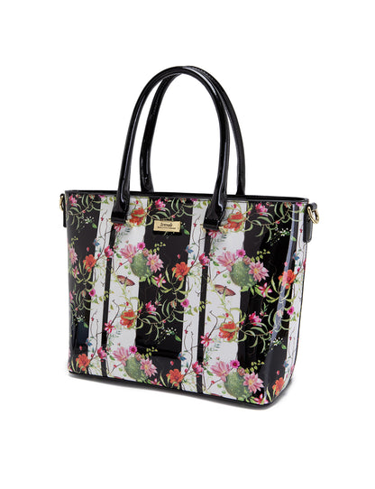 ANTHEA PATENT LEATHER GRIP HANDLE BAG- SF16-8787-SALE