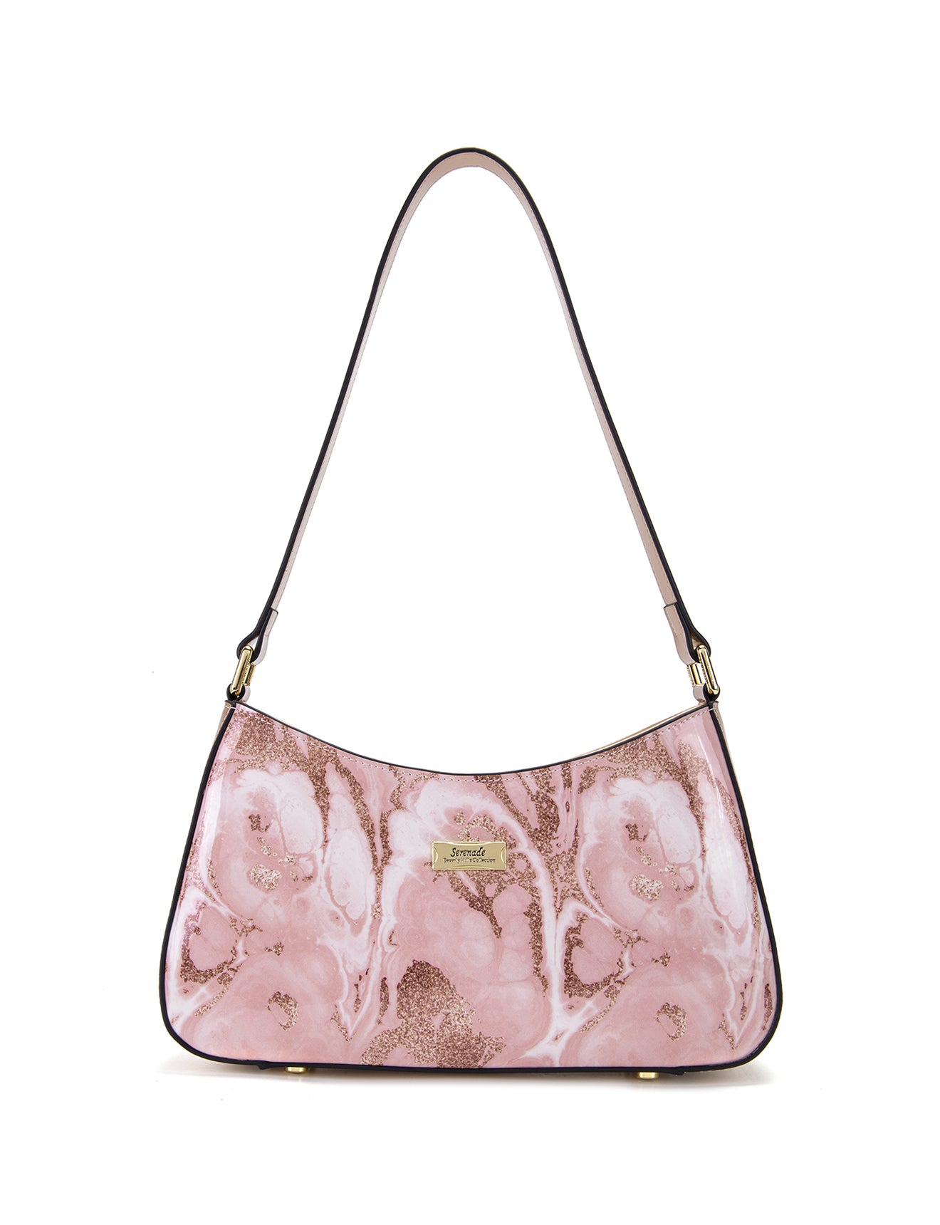 ZAHIRA PATENT LEATHER BAG WITH RFID- SF17-0822