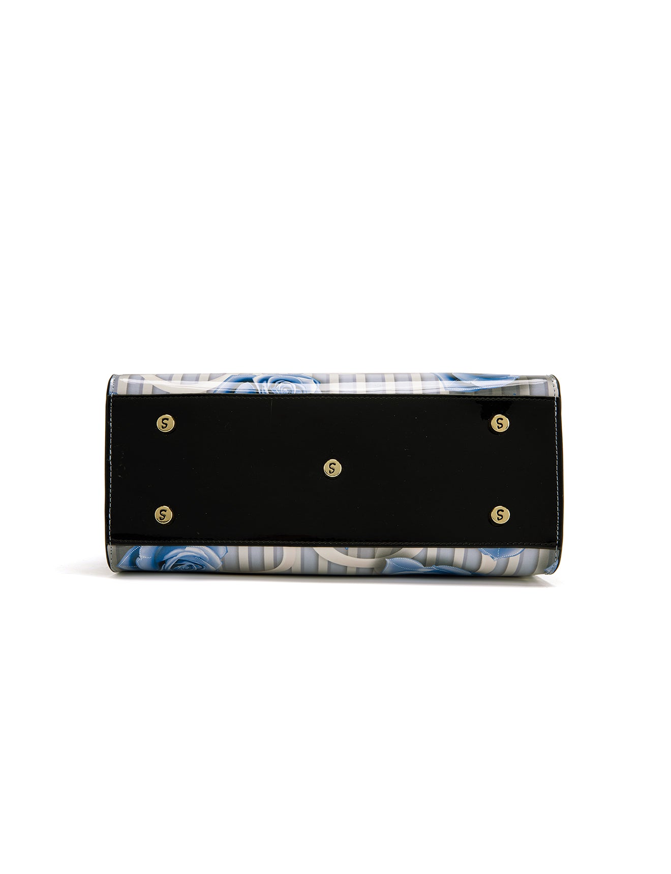 ANNABELLE PATENT LEATHER GRIP HANDLE BAG- SF22-0821-SALE