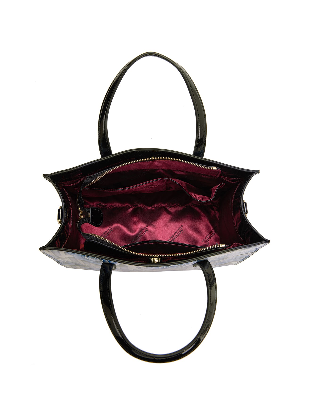 ANNABELLE PATENT LEATHER GRIP HANDLE BAG- SF22-0821-SALE