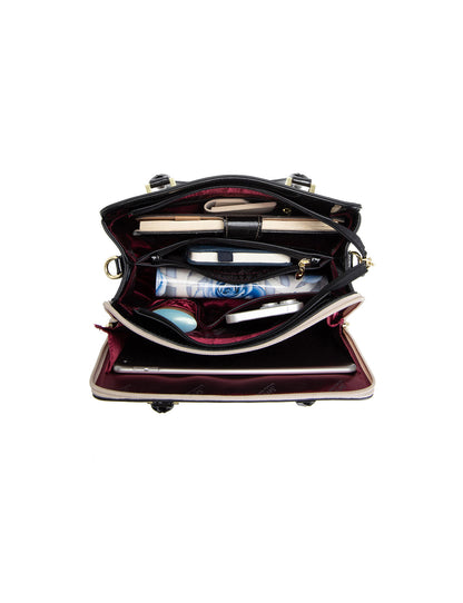 APHRODITE GRIP HANDLE LEATHER BAG- SF23-0343-SALE