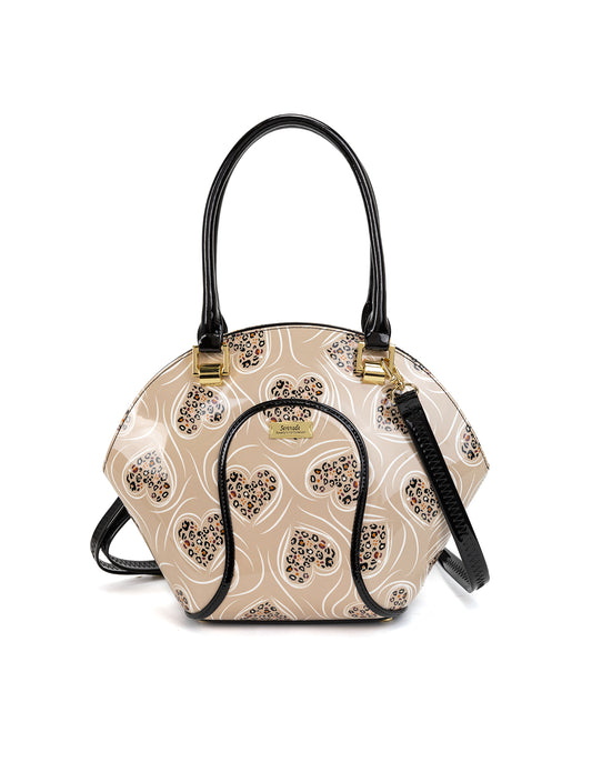 APHRODITE LEATHER BOWLING BAG-SF23-9275