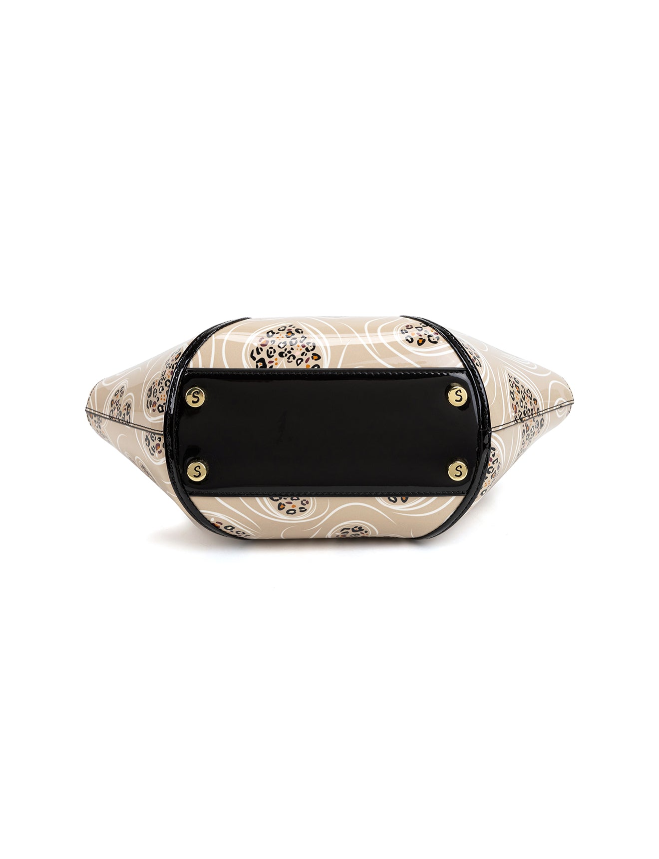 APHRODITE LEATHER BOWLING BAG-SF23-9275- SALE