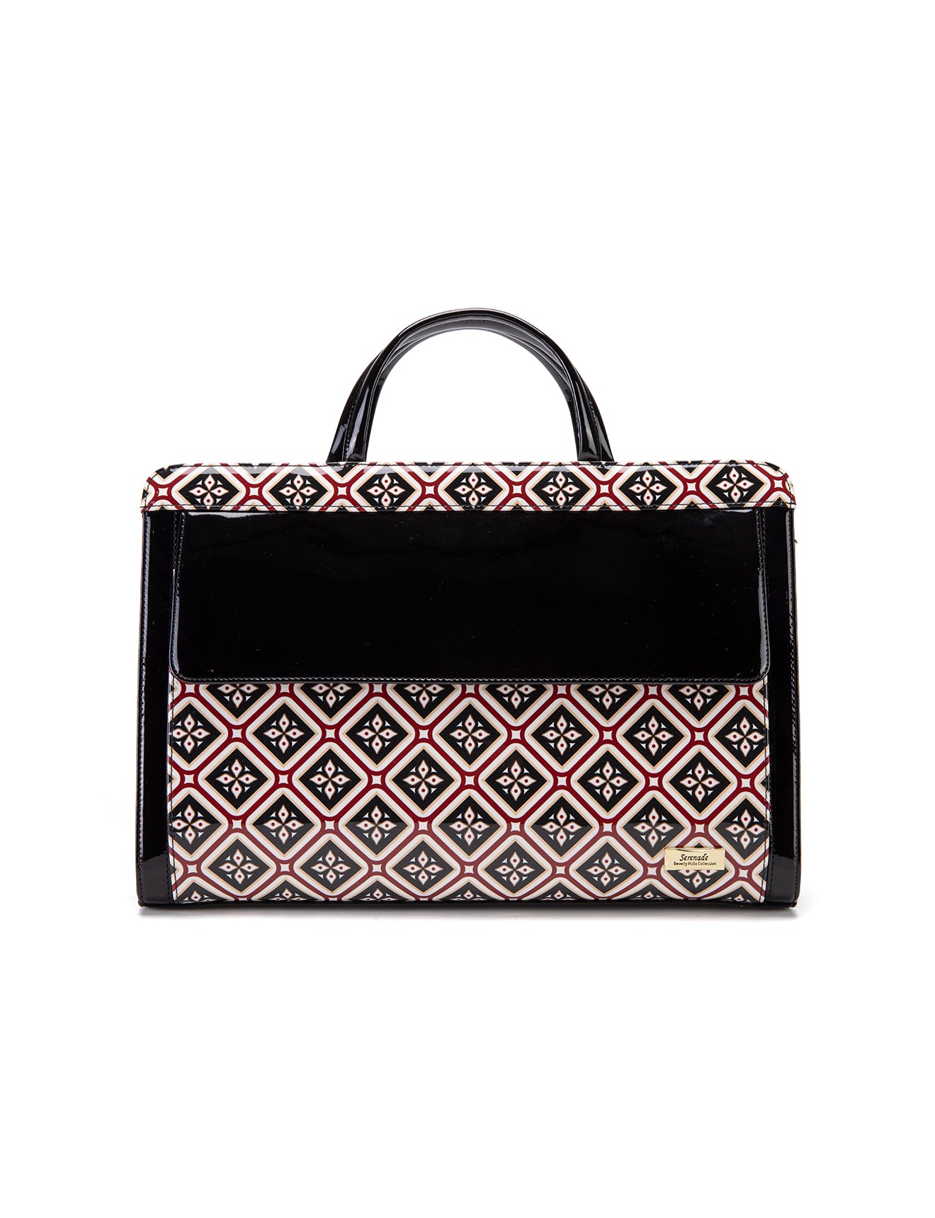 ELOISE PATENT LEATHER LAPTOP BAG-SF25-T21066