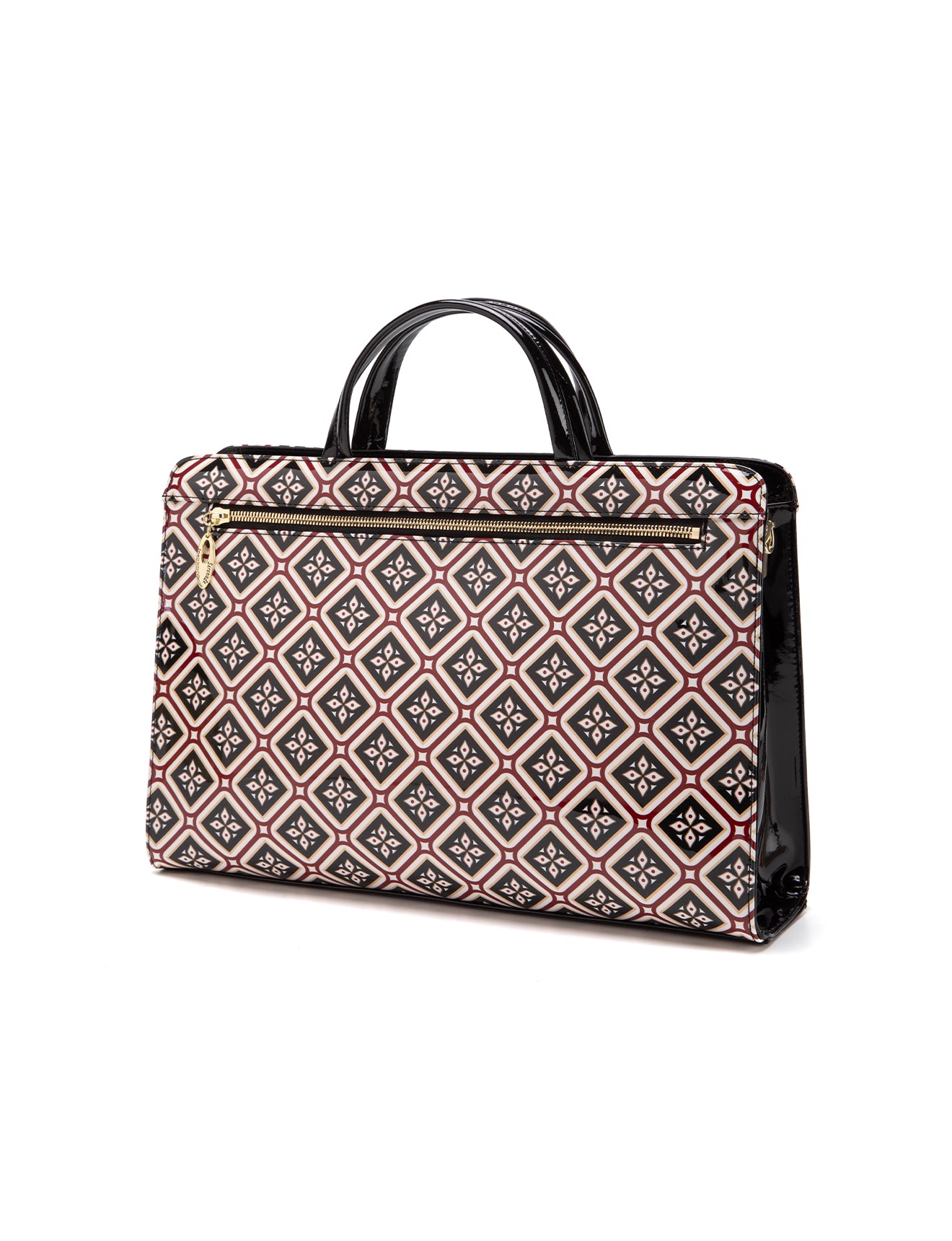 ELOISE PATENT LEATHER LAPTOP BAG-SF25-T21066