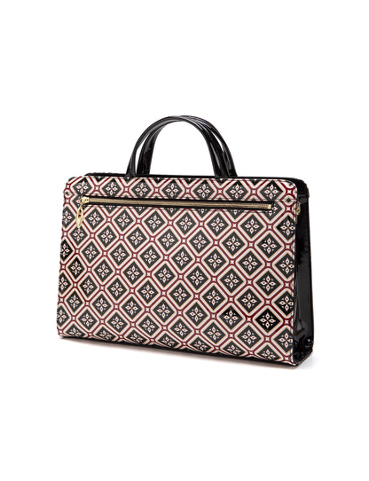 ELOISE PATENT LEATHER LAPTOP BAG-SF25-T21066