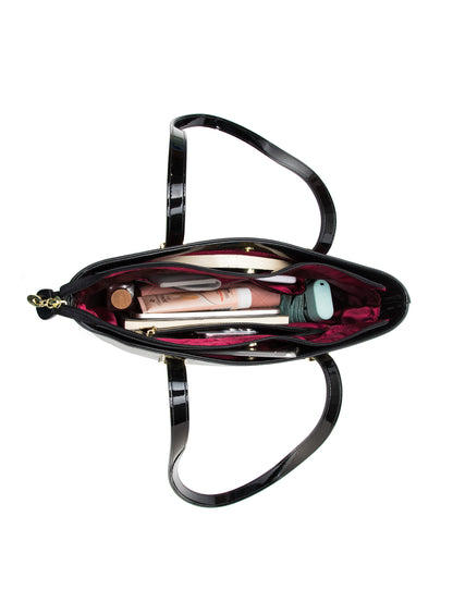 SONGBIRD LARGE LEATHER TOTE BAG-SF26-0817