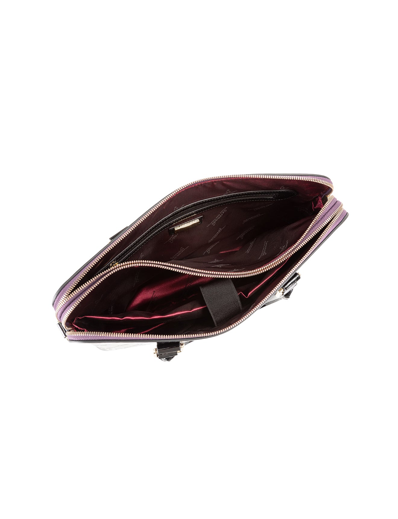 YOLANDA PATENT LEATHER LAPTOP BAG-SF27-6006