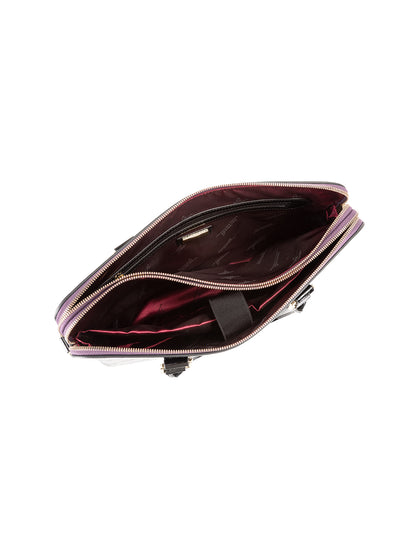 YOLANDA PATENT LEATHER LAPTOP BAG-SF27-6006