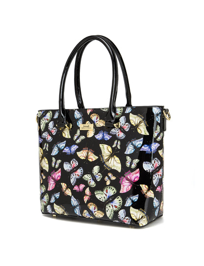 IMPERIA PATENT LEATHER GRIP HANDLE BAG- SF29-8787