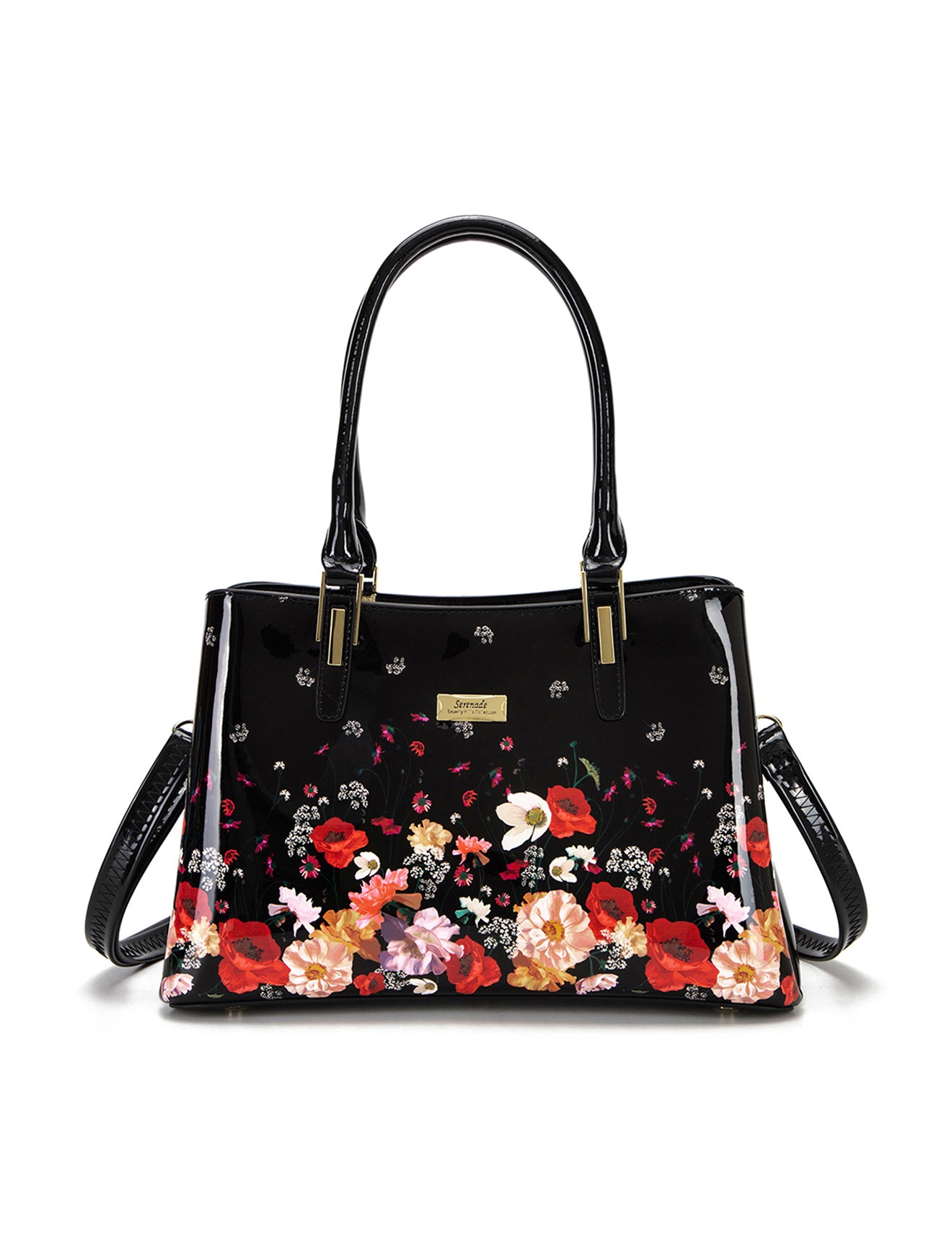 CLARA GRIP HANDLE  LEATHER BAG-SF34-0378