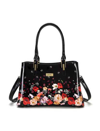 CLARA GRIP HANDLE  LEATHER BAG-SF34-0378