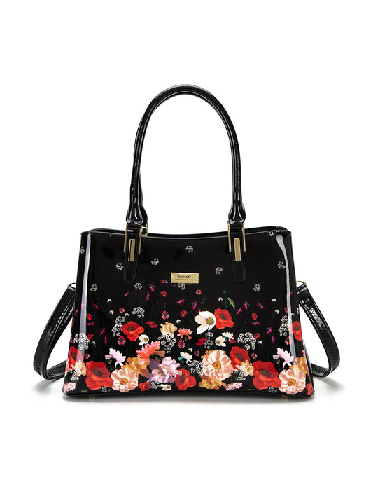 CLARA GRIP HANDLE  LEATHER BAG-SF34-0378