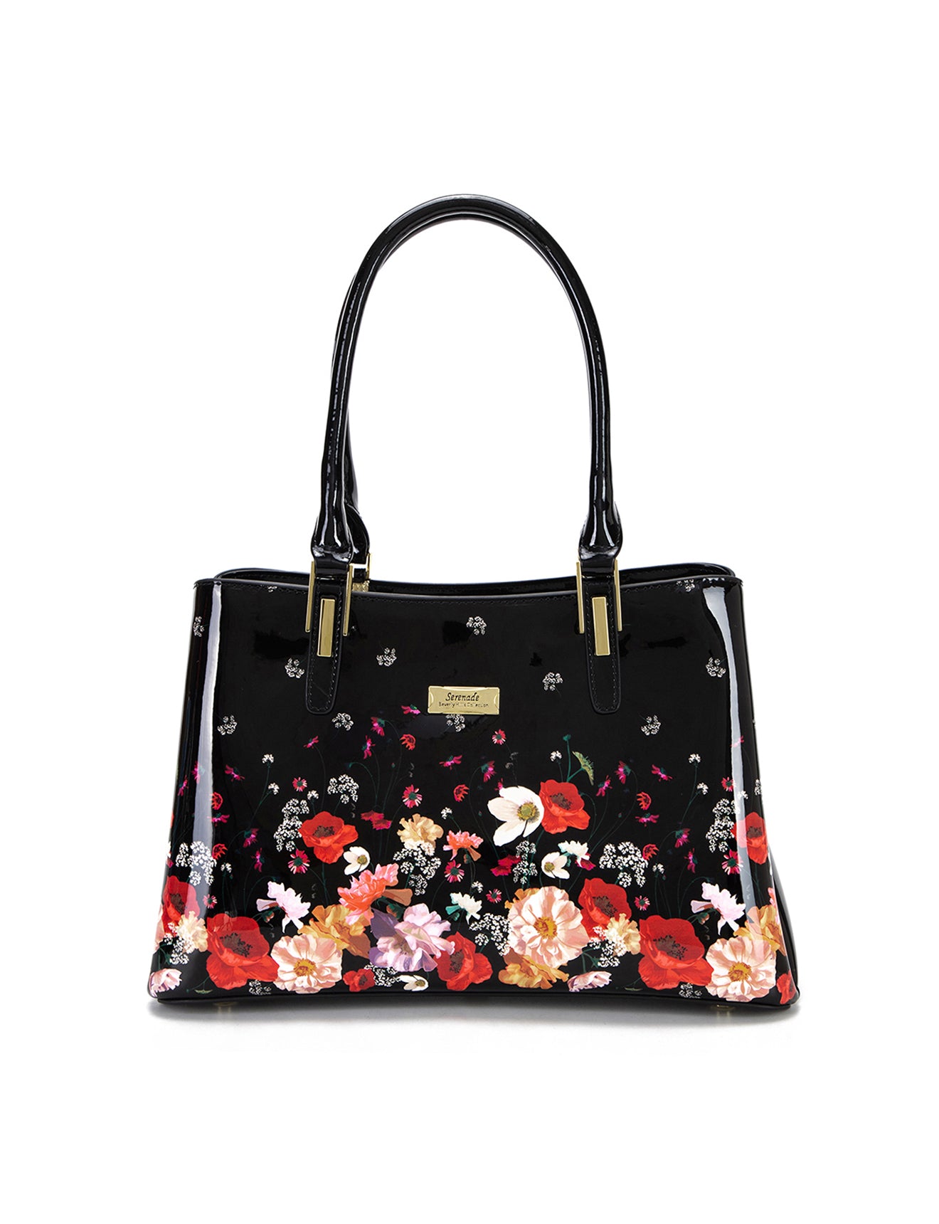 CLARA GRIP HANDLE  LEATHER BAG-SF34-0378