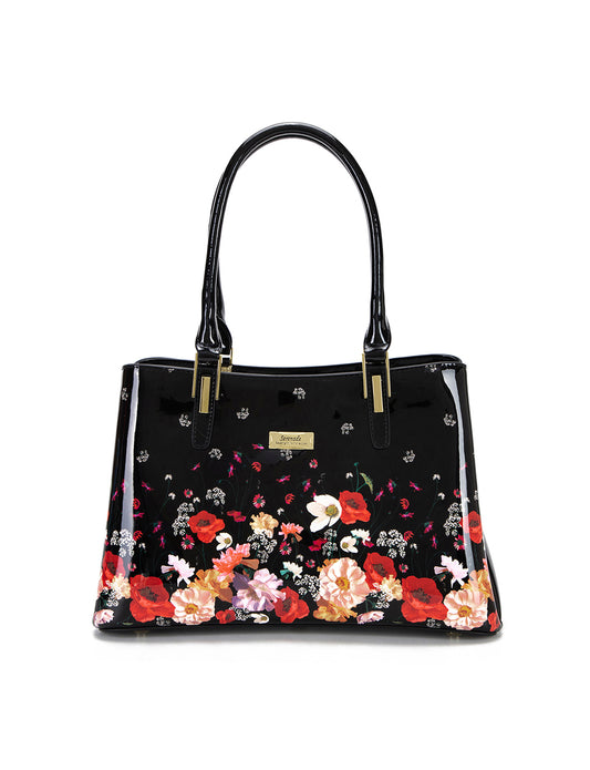 CLARA GRIP HANDLE  LEATHER BAG-SF34-0378