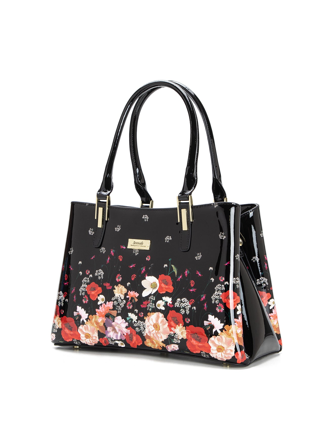 CLARA GRIP HANDLE  LEATHER BAG-SF34-0378