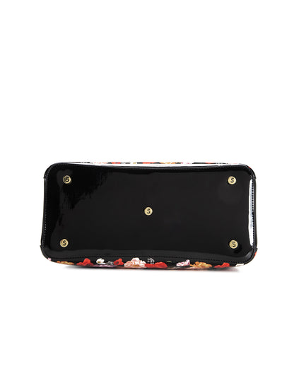CLARA GRIP HANDLE  LEATHER BAG-SF34-0378
