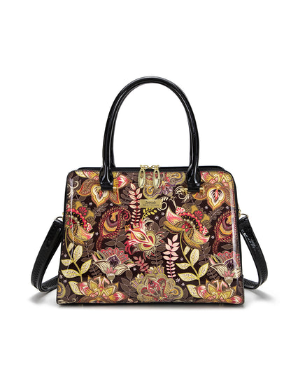 PAVANI GRIP HANDLE LEATHER BAG- SF36-0343- SALE